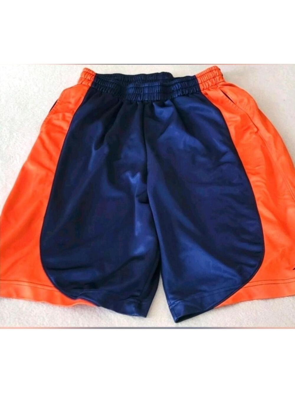 Vintage Air Jordan Shorts Men's Large Orange Blue Y2K  Basketball Shorts